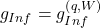 g_{Inf} = g_{Inf}^{\left(q,W\right)}